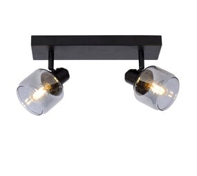 Lucide BJORN - Plafondspot - 2xE14 - Zwart Lucide BJORN - Plafondspot - 2xE14 - Zwart