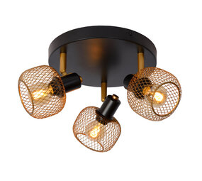 Lucide MAREN - Plafondspot - Ø 37 cm - 3xE14 - Mat Goud / Messing Lucide MAREN - Plafondspot - Ø 37 cm - 3xE14 - Mat Goud / Messing
