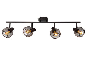 Lucide MAREN - Plafondspot - 4xE14 - Zwart Lucide MAREN - Plafondspot - 4xE14 - Zwart