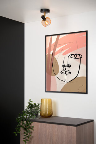 Lucide MAREN - Plafondspot - 1xE14 - Mat Goud / Messing