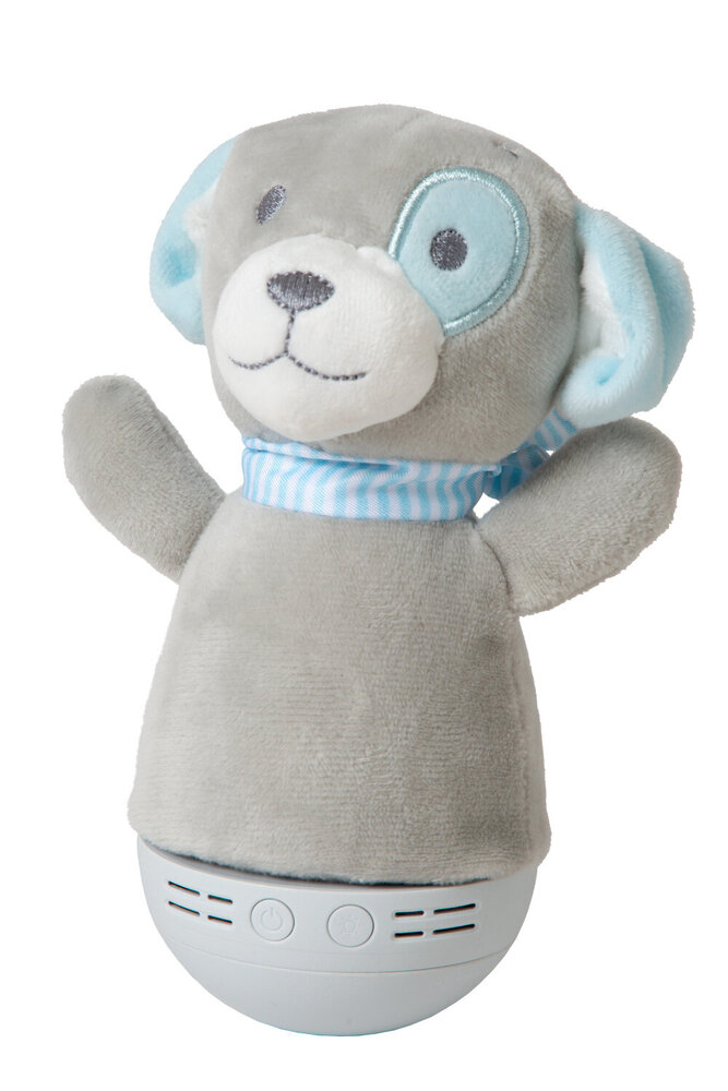 Lucide DOLLY - Tafellamp Kinderkamer - Batterijen - LED - 1x3W 2700K - Met muziekfunctie - Grijs Lucide DOLLY - Tafellamp Kinderkamer - Batterijen - LED - 1x3W 2700K - Met muziekfunctie - Grijs