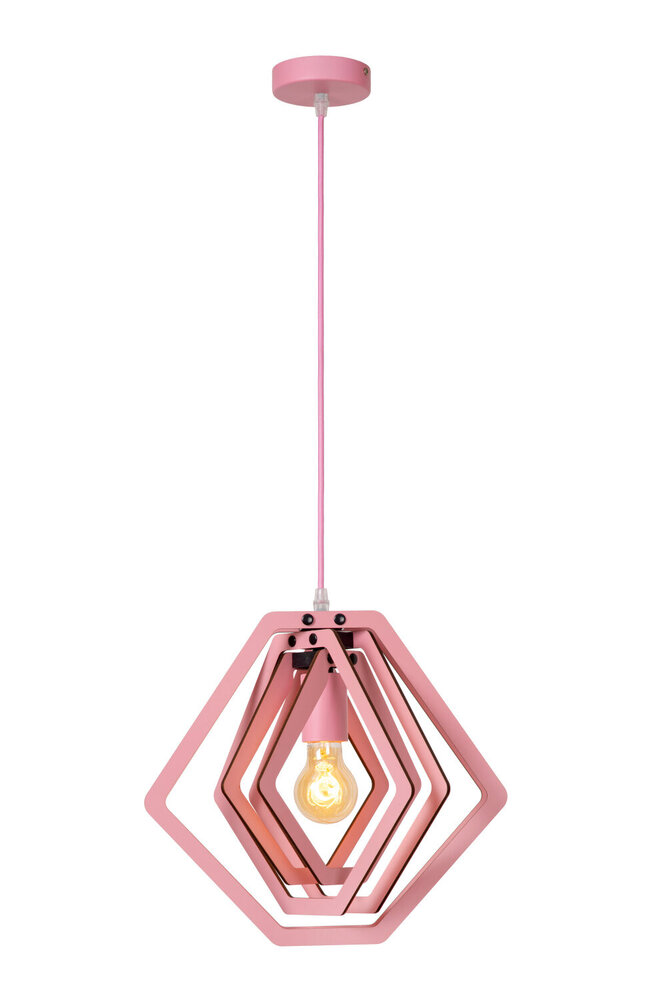 Lucide MAURO - Hanglamp Kinderkamer - 1xE27 - Roze Lucide MAURO - Hanglamp Kinderkamer - 1xE27 - Roze