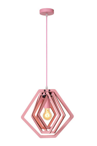 Lucide MAURO - Hanglamp Kinderkamer - 1xE27 - Roze Lucide MAURO - Hanglamp Kinderkamer - 1xE27 - Roze
