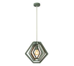 Lucide MAURO - Hanglamp Kinderkamer - 1xE27 - Groen