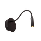 Lucide JOLIJN - Oplaadbare Bedlamp / Wandlamp - Accu/Batterij - Ø 11 cm - LED - 1x2W 3000K - Magnetisch - Zwart Lucide JOLIJN - Oplaadbare Bedlamp / Wandlamp - Accu/Batterij - Ø 11 cm - LED - 1x2W 3000K - Magnetisch - Zwart