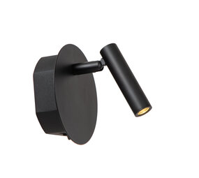 Lucide JOLIJN - Oplaadbare Bedlamp / Wandlamp - Accu/Batterij - Ø 10,2 cm - LED - 1x2W 3000K - Magnetisch - Zwart Lucide JOLIJN - Oplaadbare Bedlamp / Wandlamp - Accu/Batterij - Ø 10,2 cm - LED - 1x2W 3000K - Magnetisch - Zwart