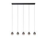 Lucide TAMINO - Hanglamp - LED Dimb. - 5x5,6W 3000K - Zwart