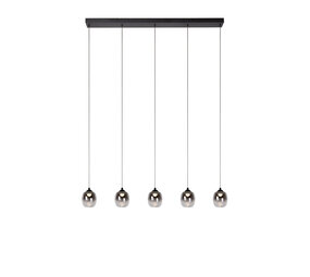 Lucide TAMINO - Hanglamp - LED Dimb. - 5x5,6W 3000K - Zwart