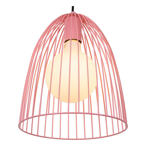 Lucide MACARONS - Hanglamp - Ø 24,5 cm - 1xE27 - Roze Lucide MACARONS - Hanglamp - Ø 24,5 cm - 1xE27 - Roze