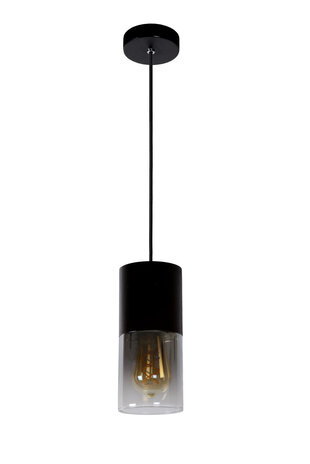 Lucide ZINO - Hanglamp - Ø 10 cm - 1xE27 - Fumé Lucide ZINO - Hanglamp - Ø 10 cm - 1xE27 - Fumé
