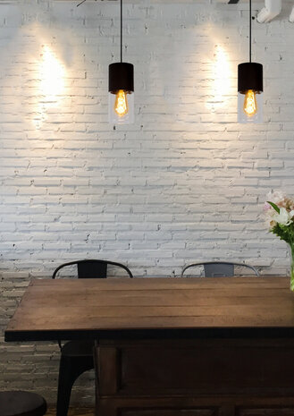 Lucide ZINO - Hanglamp - Ø 10 cm - 1xE27 - Fumé Lucide ZINO - Hanglamp - Ø 10 cm - 1xE27 - Fumé