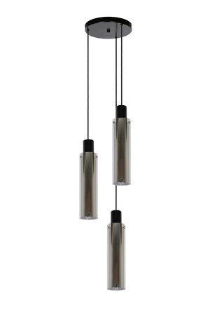 Lucide ORLANDO - Hanglamp - Ø 32 cm - 3xE27 - Fumé Lucide ORLANDO - Hanglamp - Ø 32 cm - 3xE27 - Fumé