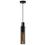 Lucide ORLANDO - Hanglamp - Ø 10 cm - 1xE27 - Fumé Lucide ORLANDO - Hanglamp - Ø 10 cm - 1xE27 - Fumé