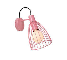 Lucide MACARONS - Wandlamp - 1xE27 - Roze