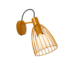 Lucide MACARONS - Wandlamp - 1xE27 - Okergeel Lucide MACARONS - Wandlamp - 1xE27 - Okergeel