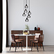 Lucide MIKAELA - Hanglamp - Ø 35 cm - 6xE14 - Zwart Lucide MIKAELA - Hanglamp - Ø 35 cm - 6xE14 - Zwart