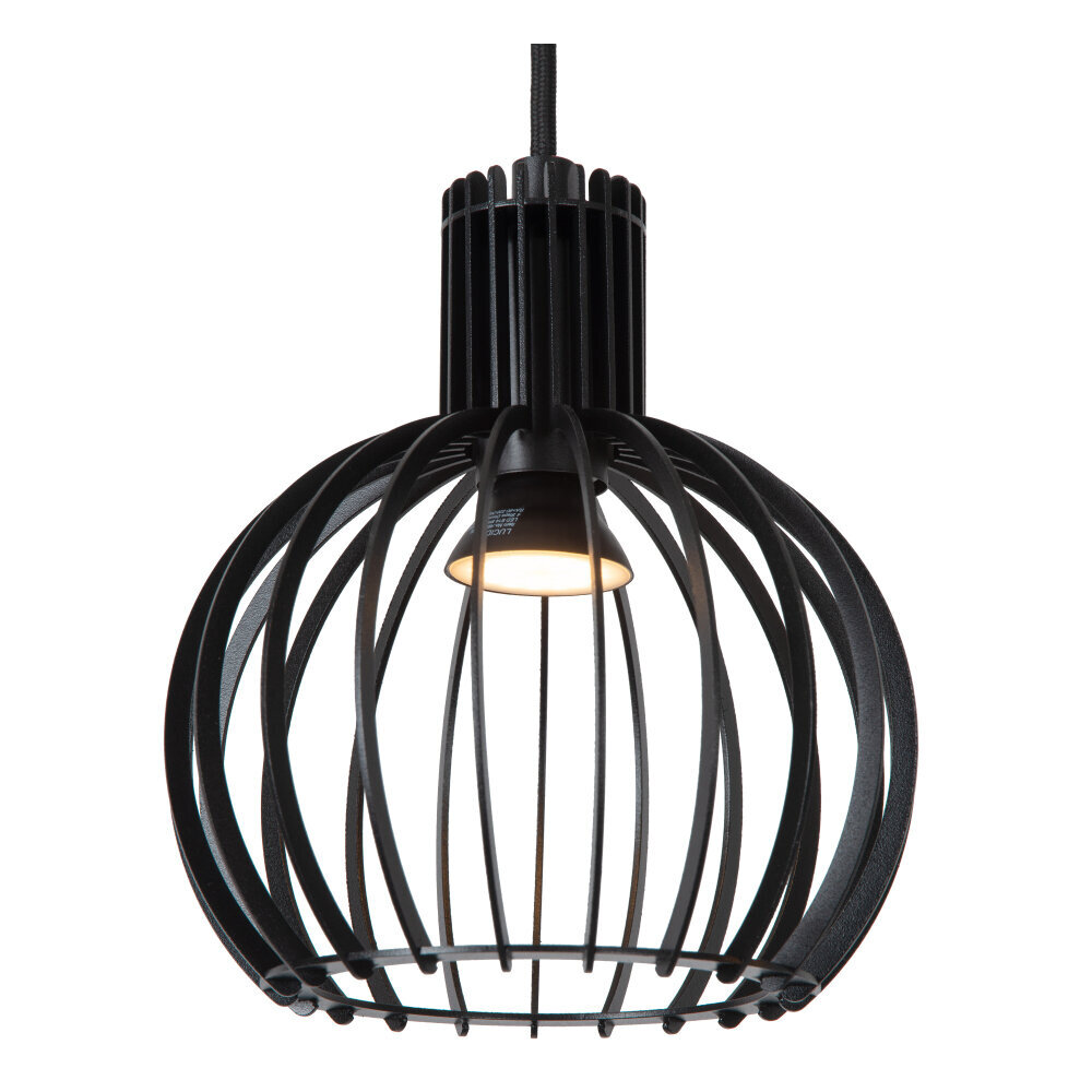 Lucide MIKAELA - Hanglamp - Ø 35 cm - 6xE14 - Zwart Lucide MIKAELA - Hanglamp - Ø 35 cm - 6xE14 - Zwart