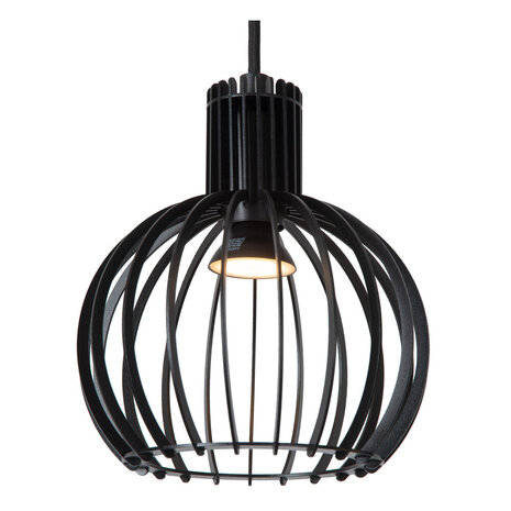 Lucide MIKAELA - Hanglamp - Ø 35 cm - 6xE14 - Zwart Lucide MIKAELA - Hanglamp - Ø 35 cm - 6xE14 - Zwart
