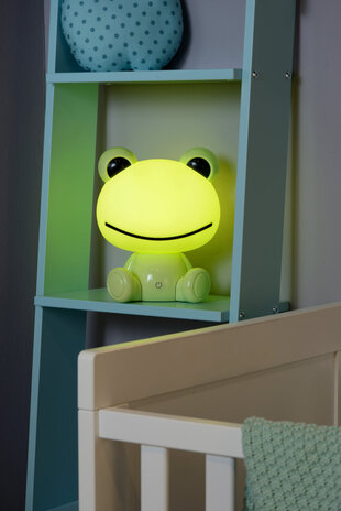 Lucide DODO FROG - Tafellamp Kinderkamer - LED 3 StepDim - 3x3W 4000K - Groen Lucide DODO FROG - Tafellamp Kinderkamer - LED 3 StepDim - 3x3W 4000K - Groen