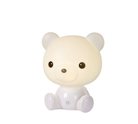 Lucide DODO BEAR - Tafellamp Kinderkamer - LED 3 StepDim - 1x3W 4000K - Wit Lucide DODO BEAR - Tafellamp Kinderkamer - LED 3 StepDim - 1x3W 4000K - Wit