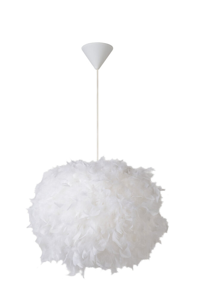 Lucide GOOSY SOFT - Hanglamp - Ø 50 cm - 1xE27 - Wit Lucide GOOSY SOFT - Hanglamp - Ø 50 cm - 1xE27 - Wit