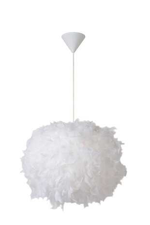 Lucide GOOSY SOFT - Hanglamp - Ø 50 cm - 1xE27 - Wit Lucide GOOSY SOFT - Hanglamp - Ø 50 cm - 1xE27 - Wit