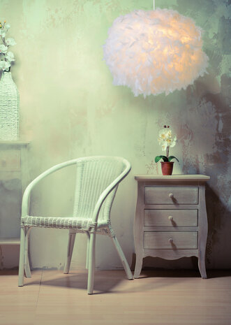 Lucide GOOSY SOFT - Hanglamp - Ø 50 cm - 1xE27 - Wit Lucide GOOSY SOFT - Hanglamp - Ø 50 cm - 1xE27 - Wit