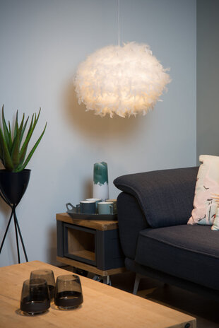 Lucide GOOSY SOFT - Hanglamp - Ø 50 cm - 1xE27 - Wit Lucide GOOSY SOFT - Hanglamp - Ø 50 cm - 1xE27 - Wit