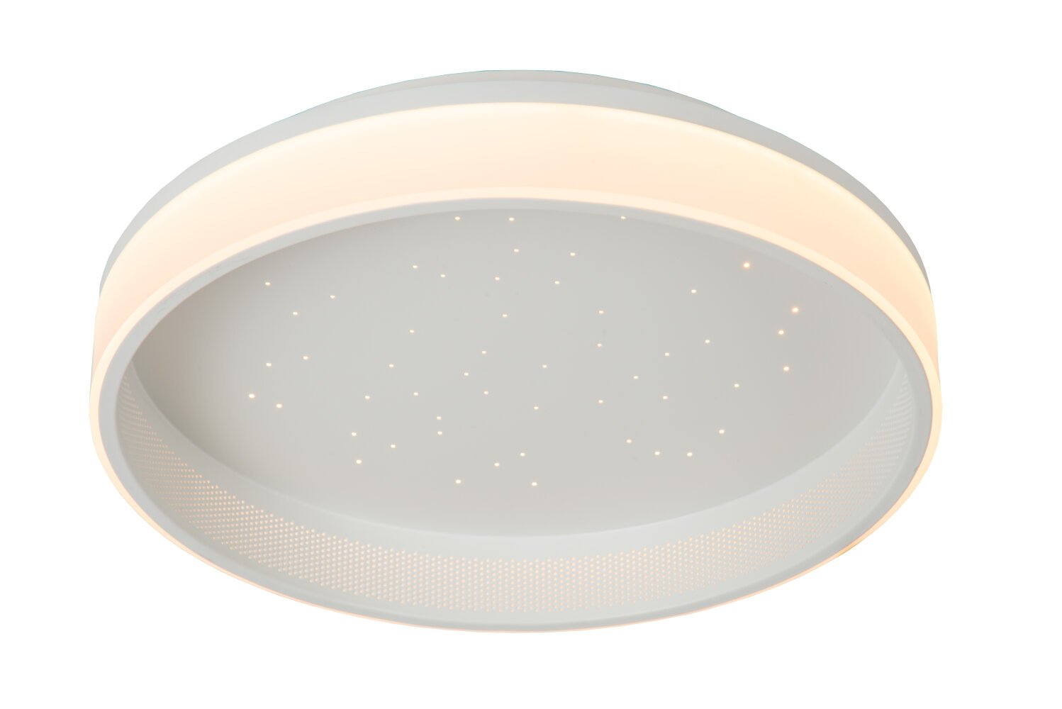 Lucide ESTREJA - Plafonnière - Ø 40 cm - LED 3 StepDim - CCT - 2500K/3000K - Wit