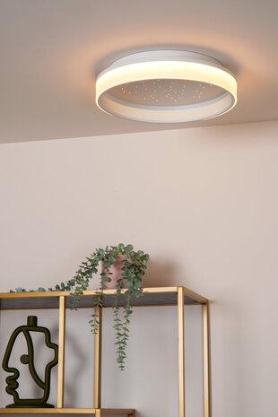 Lucide ESTREJA - Plafonnière - Ø 40 cm - LED 3 StepDim - CCT - 2500K/3000K - Wit Lucide ESTREJA - Plafonnière - Ø 40 cm - LED 3 StepDim - CCT - 2500K/3000K - Wit
