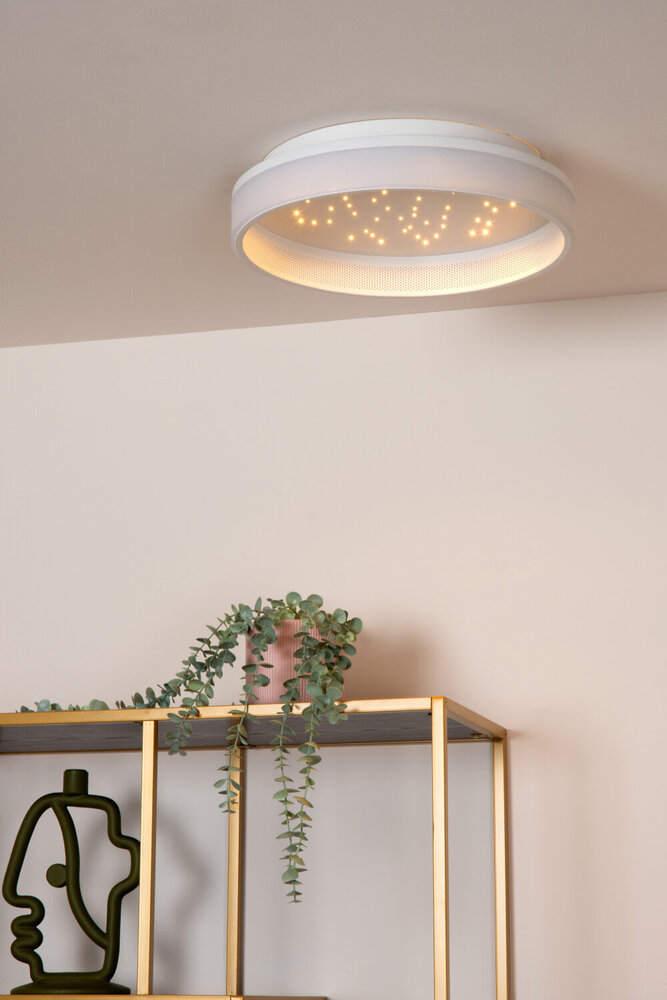 Lucide ESTREJA - Plafonnière - Ø 40 cm - LED 3 StepDim - CCT - 2500K/3000K - Wit Lucide ESTREJA - Plafonnière - Ø 40 cm - LED 3 StepDim - CCT - 2500K/3000K - Wit