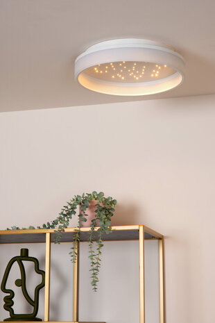 Lucide ESTREJA - Plafonnière - Ø 40 cm - LED 3 StepDim - CCT - 2500K/3000K - Wit Lucide ESTREJA - Plafonnière - Ø 40 cm - LED 3 StepDim - CCT - 2500K/3000K - Wit