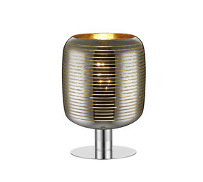 Lucide ERYN - Tafellamp - Ø 20 cm - 1xE27 - Chroom