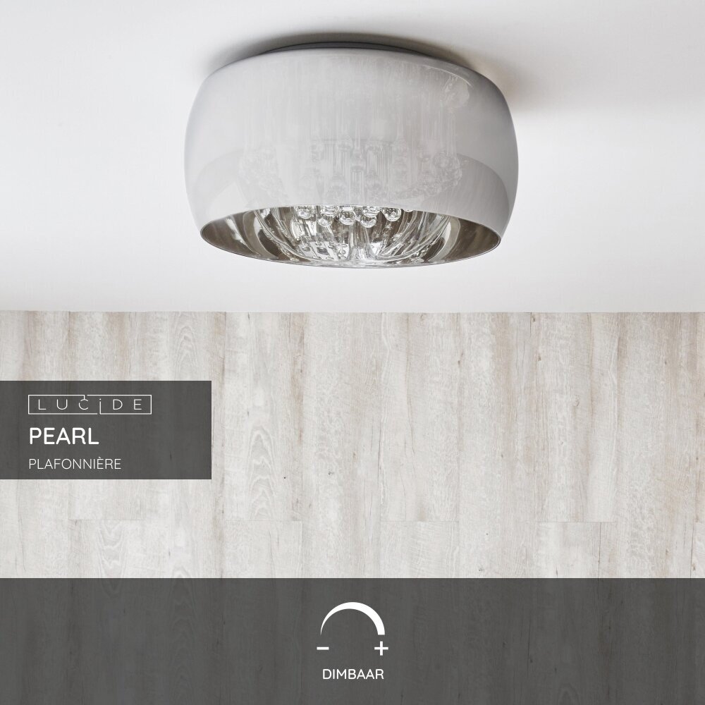 Lucide PEARL - Plafonnière - Ø 50 cm - 6xG9 - Chroom Lucide PEARL - Plafonnière - Ø 50 cm - 6xG9 - Chroom