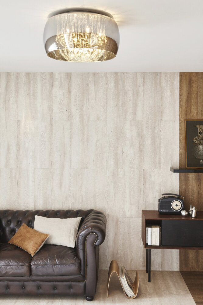 Lucide PEARL - Plafonnière - Ø 50 cm - 6xG9 - Chroom Lucide PEARL - Plafonnière - Ø 50 cm - 6xG9 - Chroom