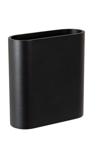 Lucide ATILA - Wandlamp Binnen/Buiten - LED Dimb. - 2x5W 2700K - IP54 - Zwart