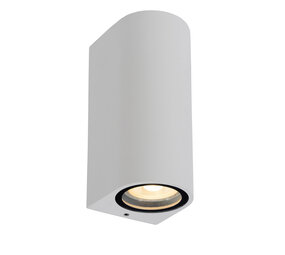 Lucide ZARO - Wandspot / Wandlamp Binnen/Buiten - 2xGU10 - IP65 - Wit Lucide ZARO - Wandspot / Wandlamp Binnen/Buiten - 2xGU10 - IP65 - Wit