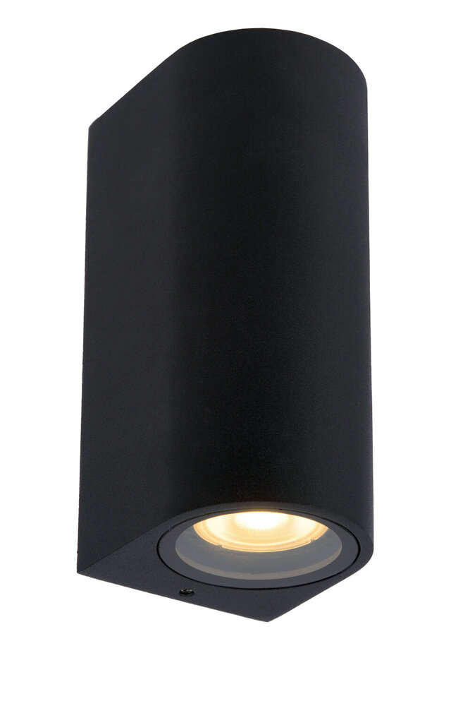 Lucide ZARO - Wandspot / Wandlamp Binnen/Buiten - 2xGU10 - IP65 - Zwart Lucide ZARO - Wandspot / Wandlamp Binnen/Buiten - 2xGU10 - IP65 - Zwart