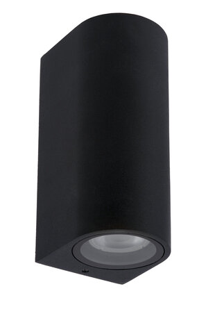 Lucide ZARO - Wandspot / Wandlamp Binnen/Buiten - 2xGU10 - IP65 - Zwart Lucide ZARO - Wandspot / Wandlamp Binnen/Buiten - 2xGU10 - IP65 - Zwart