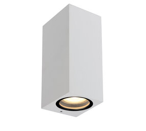 Lucide ZARO - Wandspot / Wandlamp Binnen/Buiten - 2xGU10 - IP65 - Wit Lucide ZARO - Wandspot / Wandlamp Binnen/Buiten - 2xGU10 - IP65 - Wit