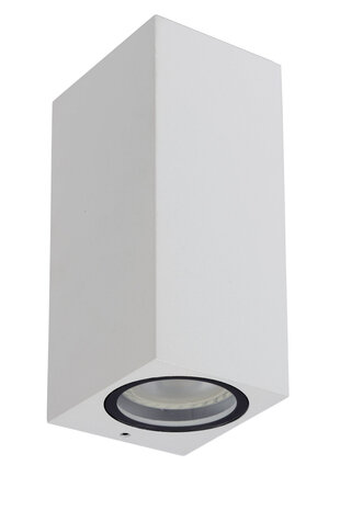 Lucide ZARO - Wandspot / Wandlamp Binnen/Buiten - 2xGU10 - IP65 - Wit Lucide ZARO - Wandspot / Wandlamp Binnen/Buiten - 2xGU10 - IP65 - Wit