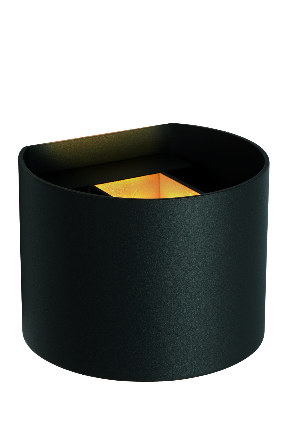 Lucide AXI - Wandspot / Wandlamp Badkamer - LED - 2x7W 2700K - IP54 - Verstelbare stralingshoek - Zwart