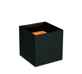 Lucide AXI - Wandspot / Wandlamp Badkamer - LED - 2x3,5W 2700K - IP54 - Verstelbare stralingshoek - Zwart