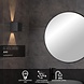 Lucide AXI - Wandspot / Wandlamp Badkamer - LED - 2x3,5W 2700K - IP54 - Verstelbare stralingshoek - Zwart