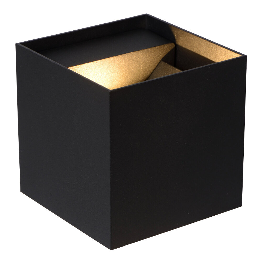 Lucide AXI - Wandspot / Wandlamp Badkamer - LED - 2x3,5W 2700K - IP54 - Verstelbare stralingshoek - Zwart