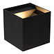 Lucide AXI - Wandspot / Wandlamp Badkamer - LED - 2x3,5W 2700K - IP54 - Verstelbare stralingshoek - Zwart