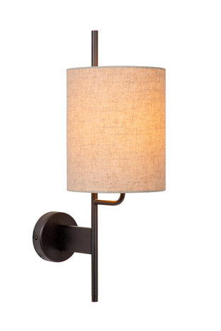 Lucide MAGIC - Wandlamp - 1xE27 - Met USB oplaadpunt - Zwart Lucide MAGIC - Wandlamp - 1xE27 - Met USB oplaadpunt - Zwart