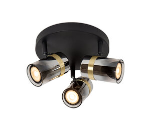 Lucide UPTON - Plafondspot - 3xGU10 - Fumé Lucide UPTON - Plafondspot - 3xGU10 - Fumé