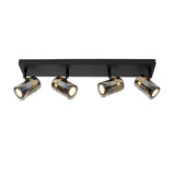 Lucide UPTON - Plafondspot - 4xGU10 (MR16) - Fumé Lucide UPTON - Plafondspot - 4xGU10 (MR16) - Fumé
