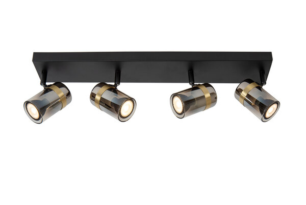 Lucide UPTON - Plafondspot - 4xGU10 - Fumé Lucide UPTON - Plafondspot - 4xGU10 - Fumé